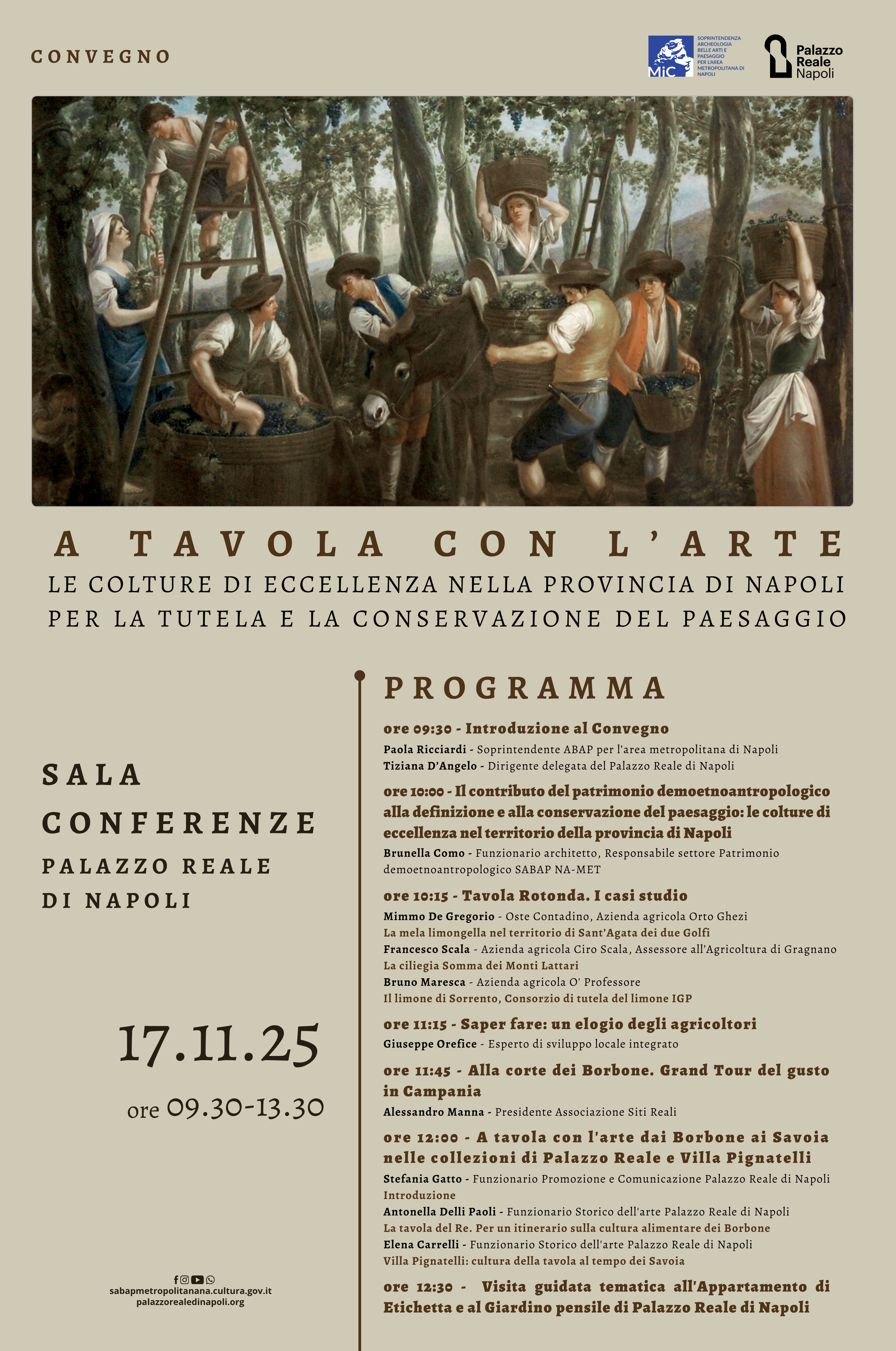 A tavola con l’arte Le colture di eccellenza nella provincia di Napoli per la tutela e la conservazione del paesaggio